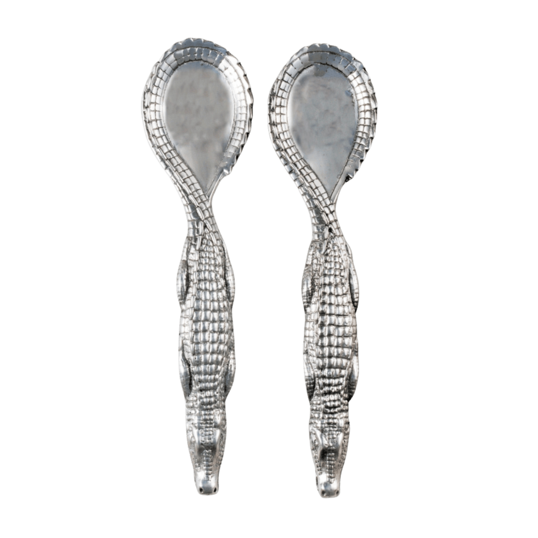 Alligator Figural Serving Set