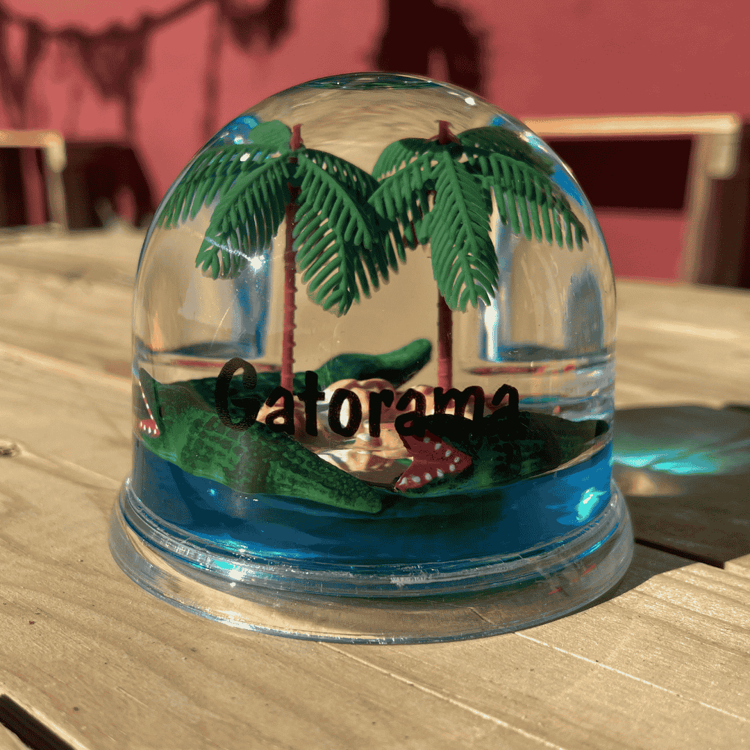 Gators & Palms Dome Globe